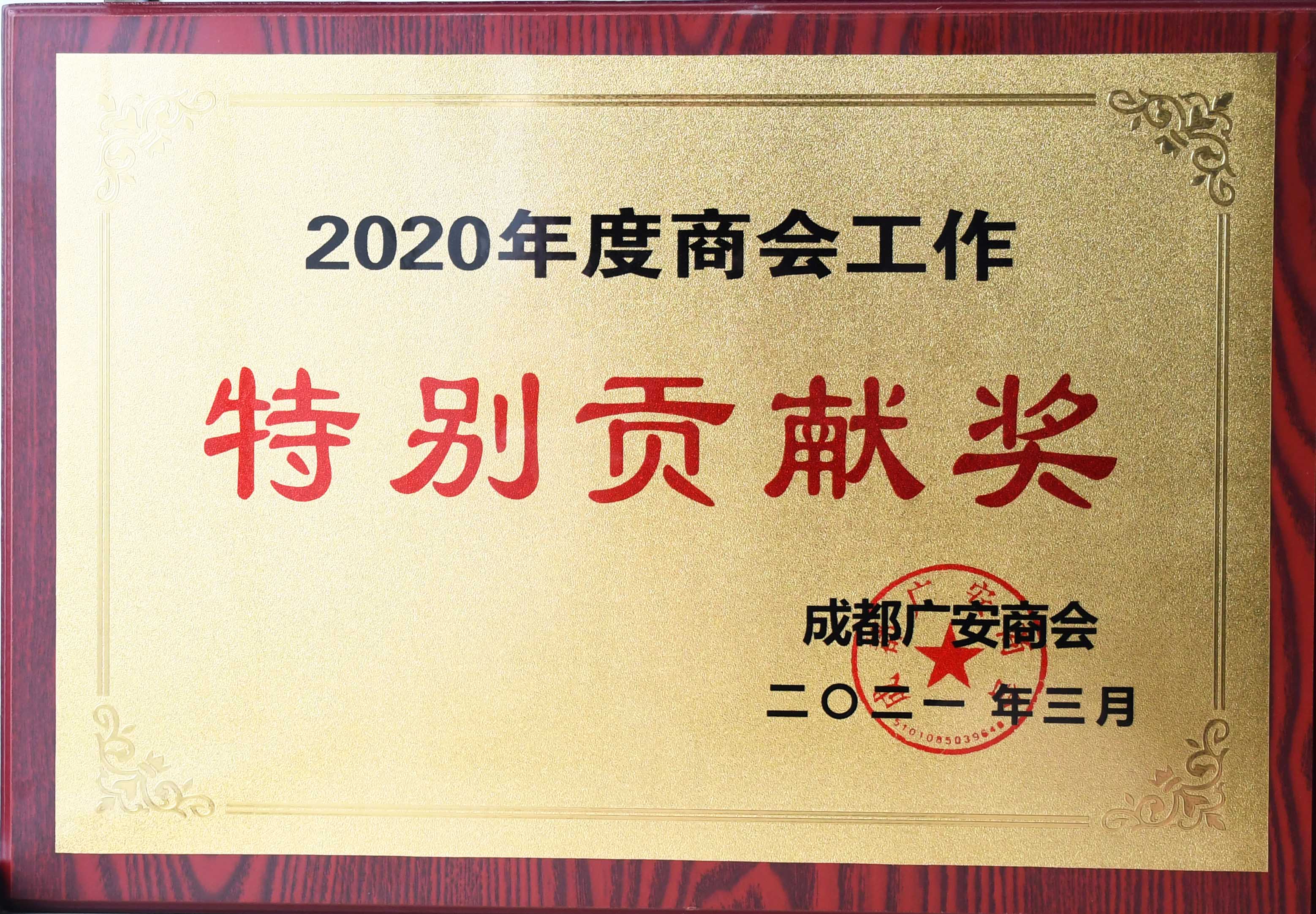 2020年度特别贡献奖